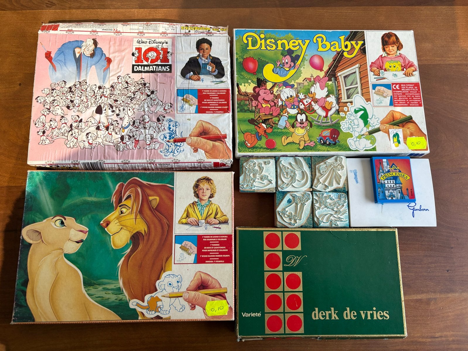 Disney stempels en stempelsets, Ophalen of Verzenden, Gebruikt, Houten stempel