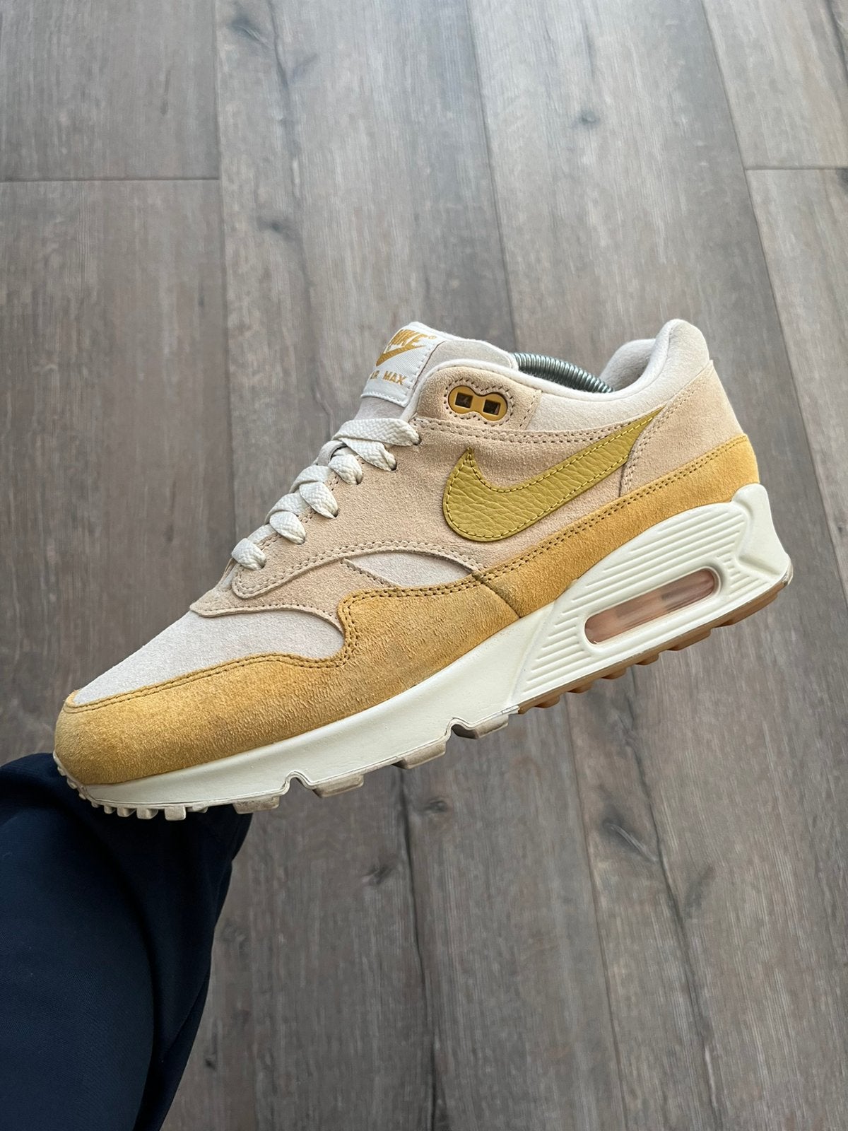 Nike air max 90/1 wheat gold maat 41, Overige kleuren, Ophalen of Verzenden, Sneakers of Gympen, Zo goed als nieuw