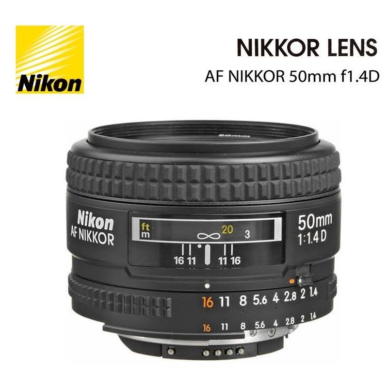 Nikon AF NIKKOR 50mm f/1.4D Lens, Audio, Tv en Foto, Ophalen, Autofocus, Nikon, Zo goed als nieuw