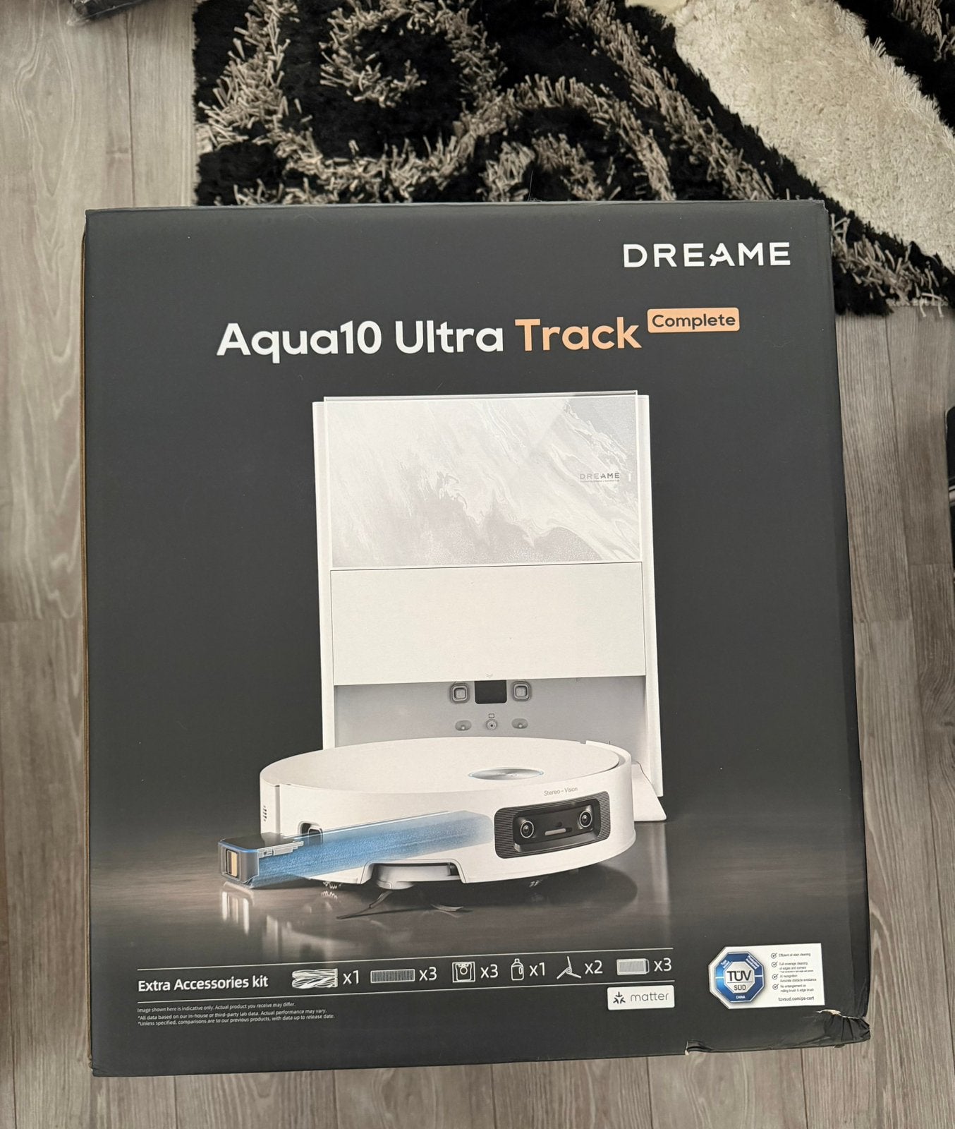 Dreame Aqua10 Ultra Track Complete | Nieuw, Ophalen, Stille werking, Nieuw, Robotstofzuiger