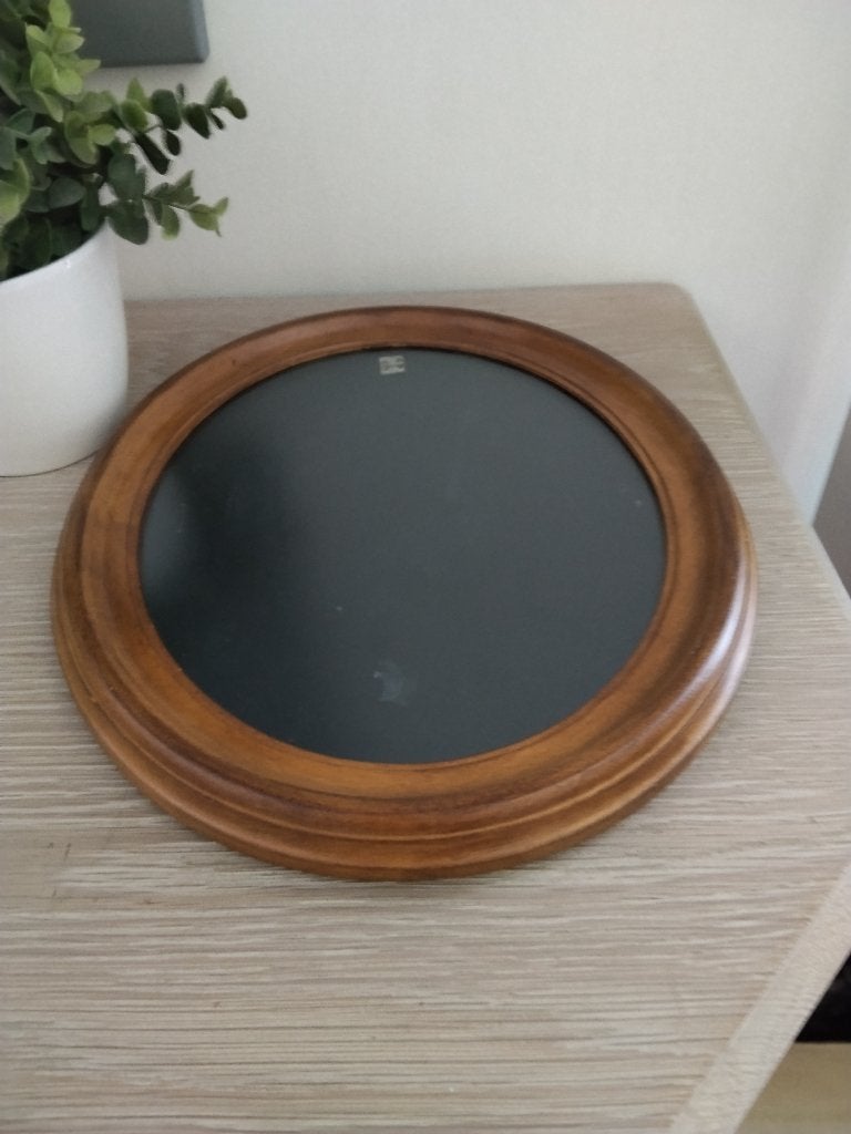 Vintage ovalen houten fotolijst, Minder dan 50 cm, Ophalen of Verzenden, Zo goed als nieuw, Minder dan 50 cm