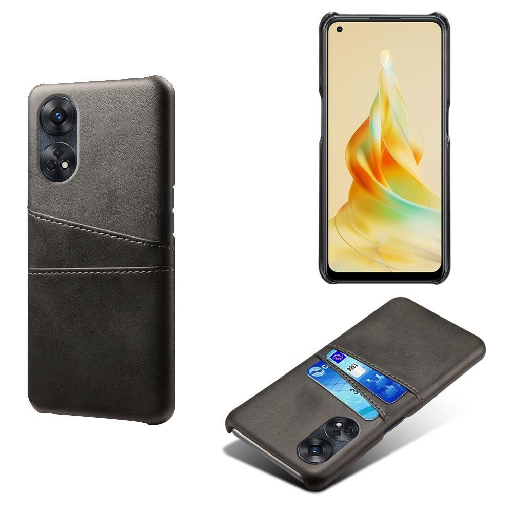 Back Cover + PMMA Screenprotector voor OPPO Reno8 T _ Zwart, Verzenden, Nieuw, Hoesje of Tasje