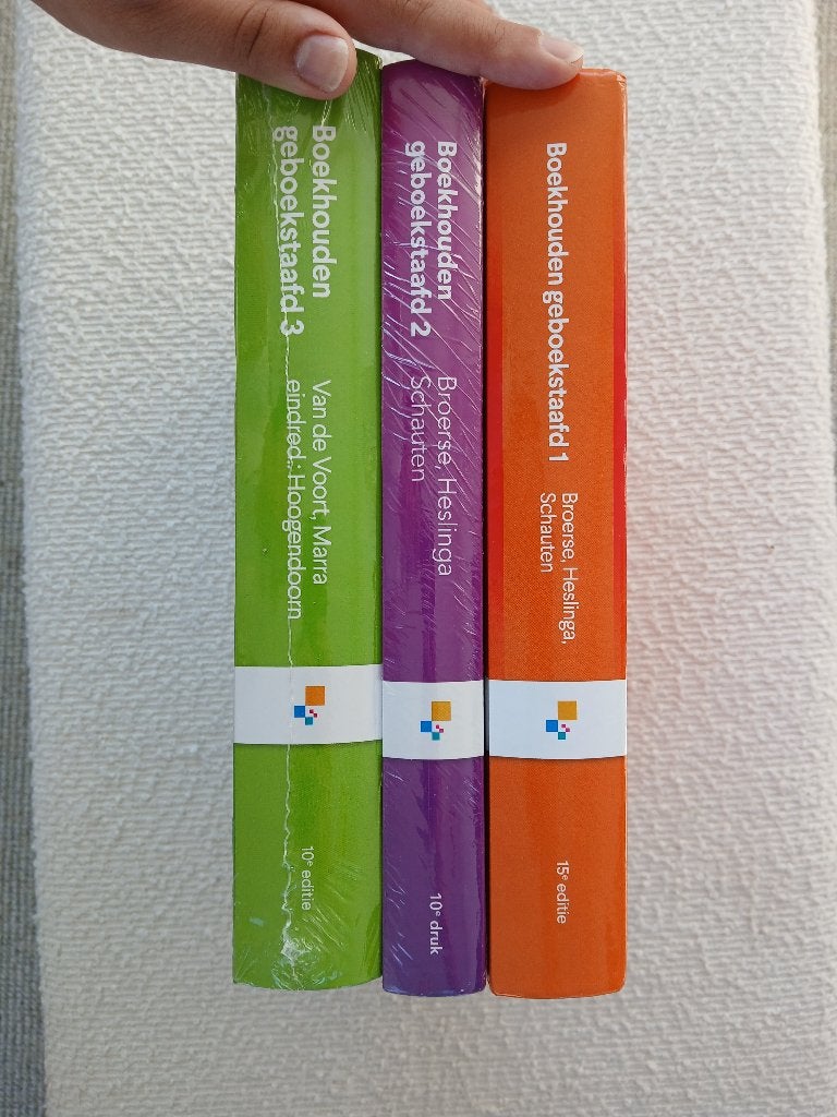 Boekhouden Geboekstaafd Deel 1-3, Noordhoff, Nieuw, Ophalen of Verzenden, WO