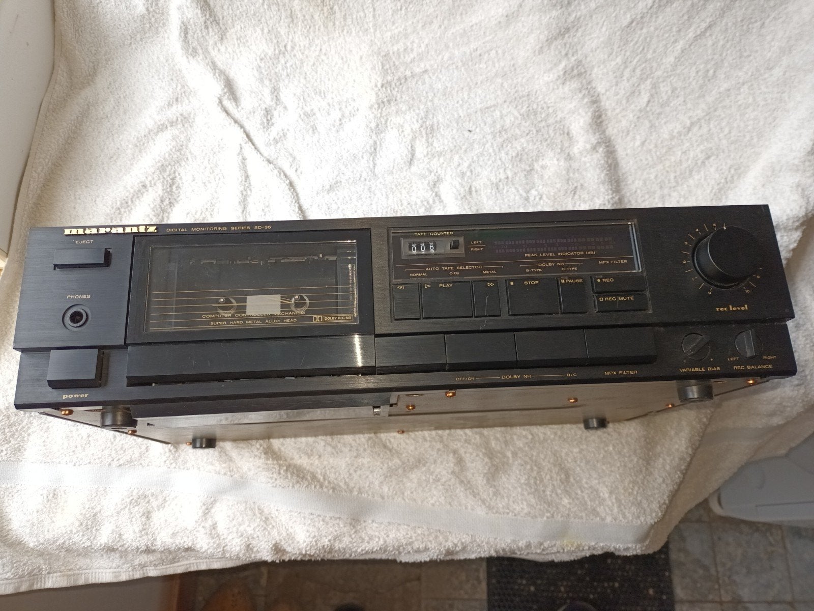 MARANTZ SD 35 Cassettedeck zwart., Ophalen of Verzenden, Marantz
