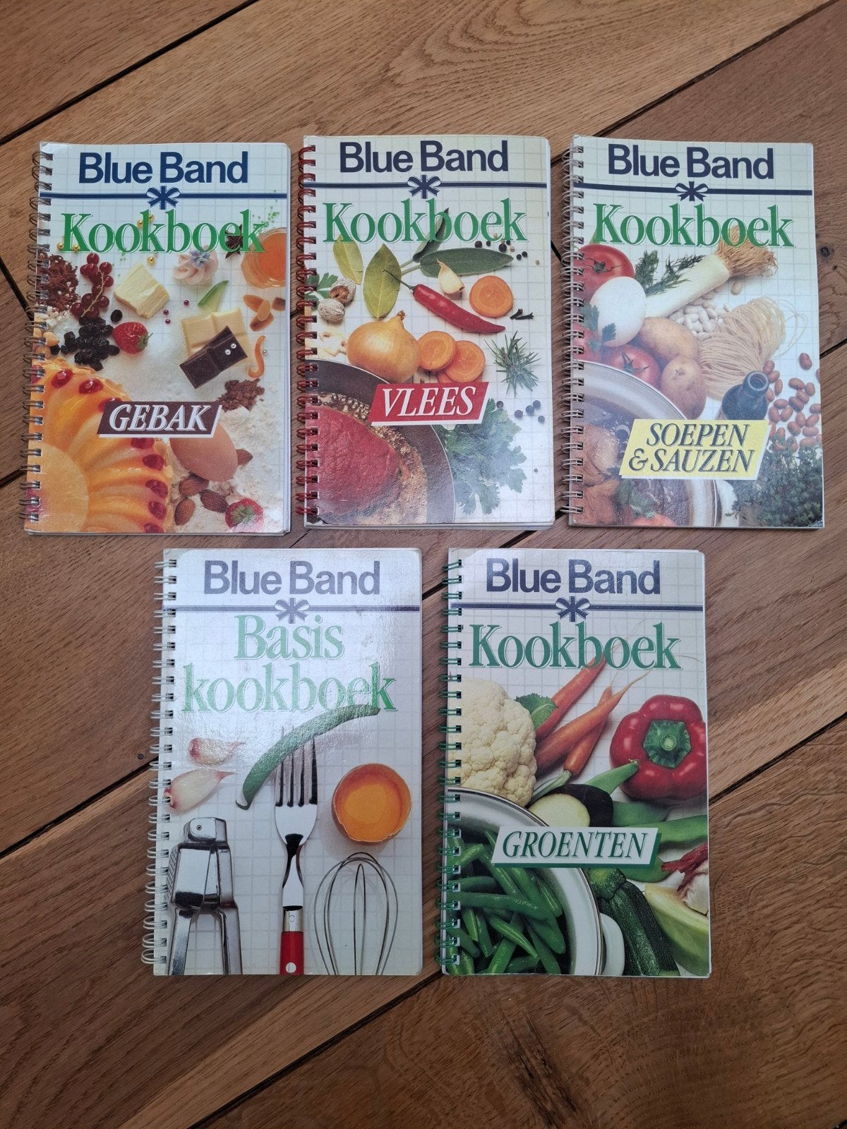 Blue Band Kookboeken Set - 5 delen, Gelezen, Hoofdgerechten, Ophalen of Verzenden, Nederland en België