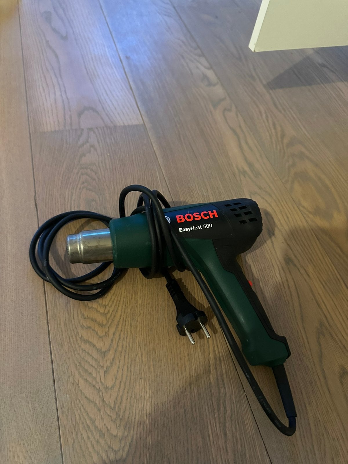 Bosch heatgun, Ophalen of Verzenden, Zo goed als nieuw, Minder dan 600 watt, Vlakschuurmachine
