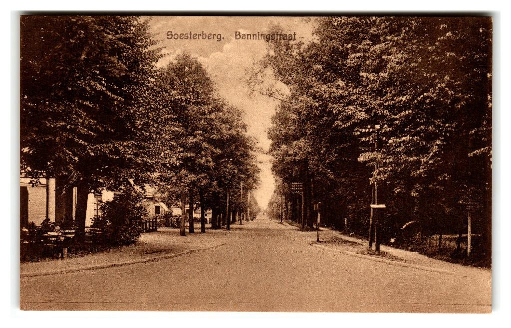 Soesterberg, Banningstraat, Verzenden, 1920 tot 1940, Ongelopen, Utrecht