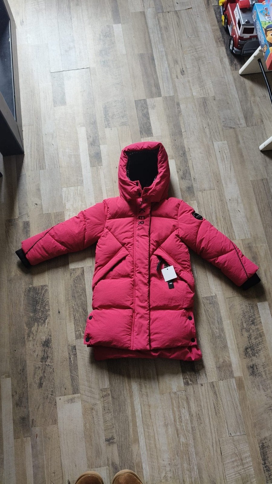 Ted Baker winterjas roze voor meisjes, Kinderen en Baby's, Ophalen of Verzenden, Zo goed als nieuw, Ted Baker, Meisje