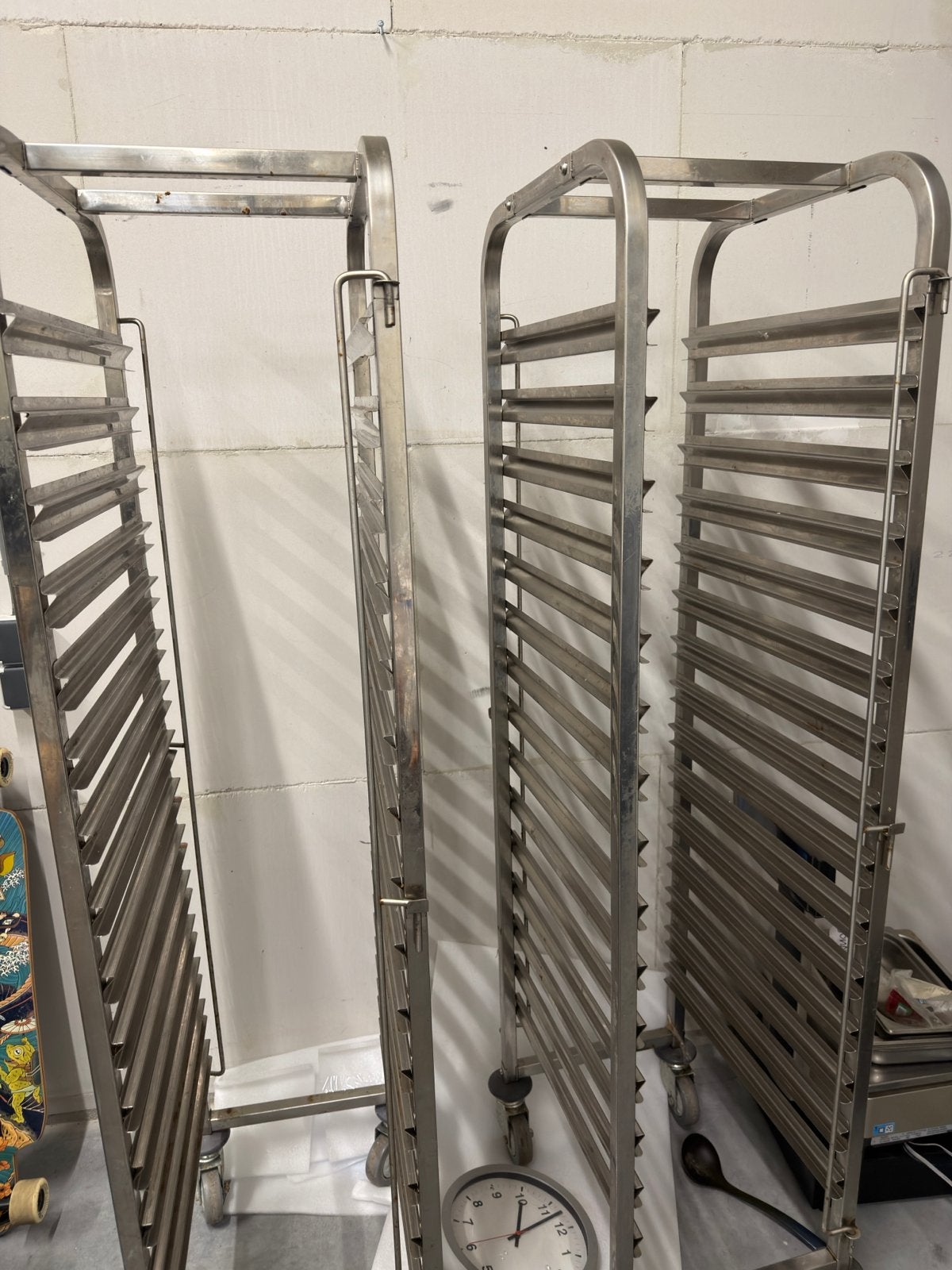 RVS regaalwagen voor horeca, bakkerij, opslag, Ophalen, Gebruikt, Transport en Opslag