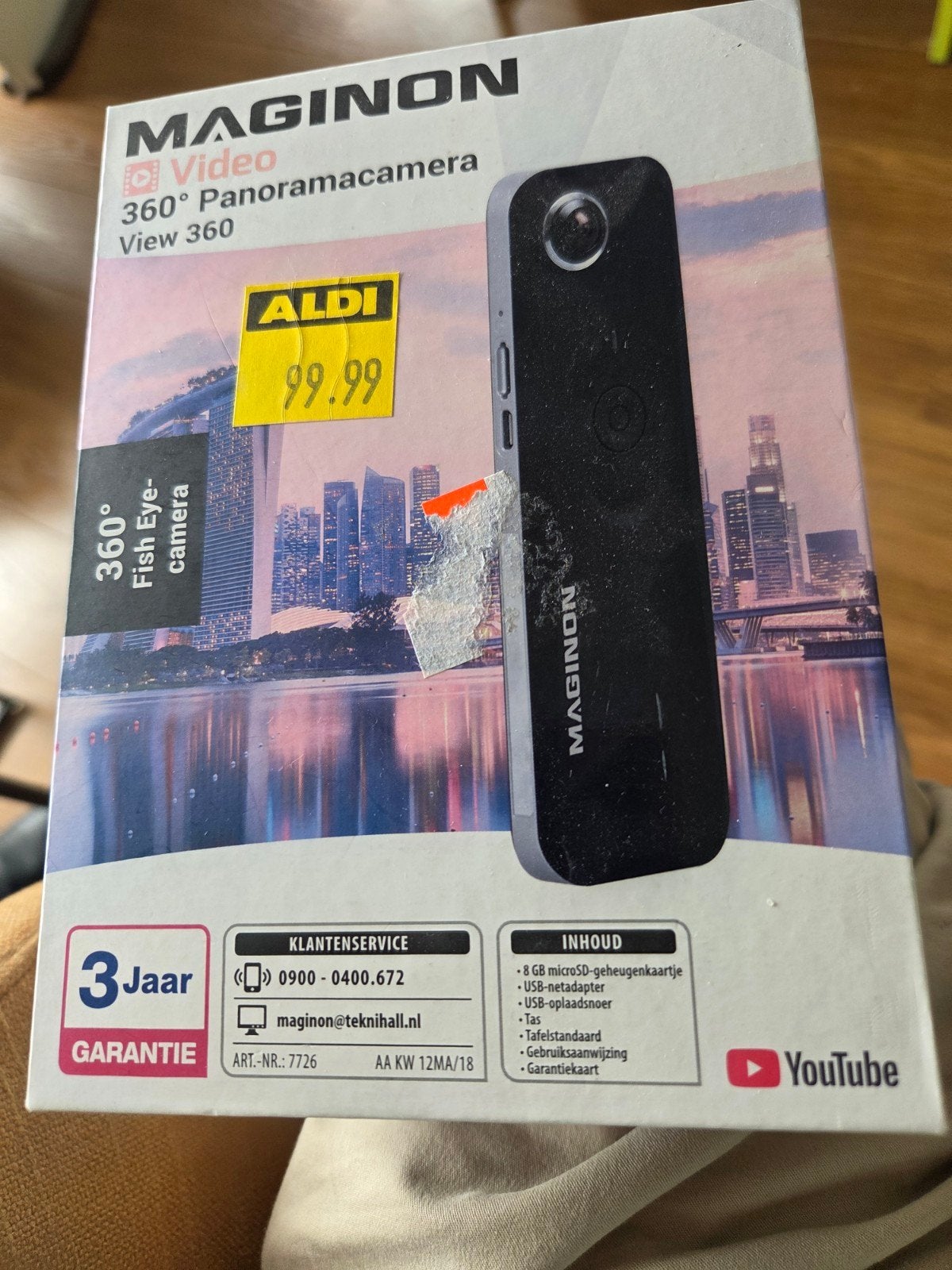 MAGINON 360 Panoramacamera - Nieuw in doos, Ophalen, Zo goed als nieuw, Overige merken