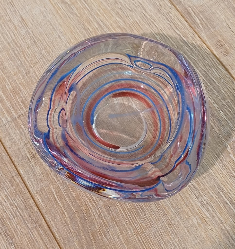 Asbak kristalglas, Vintage, Max Verboeket stijl, Ophalen of Verzenden