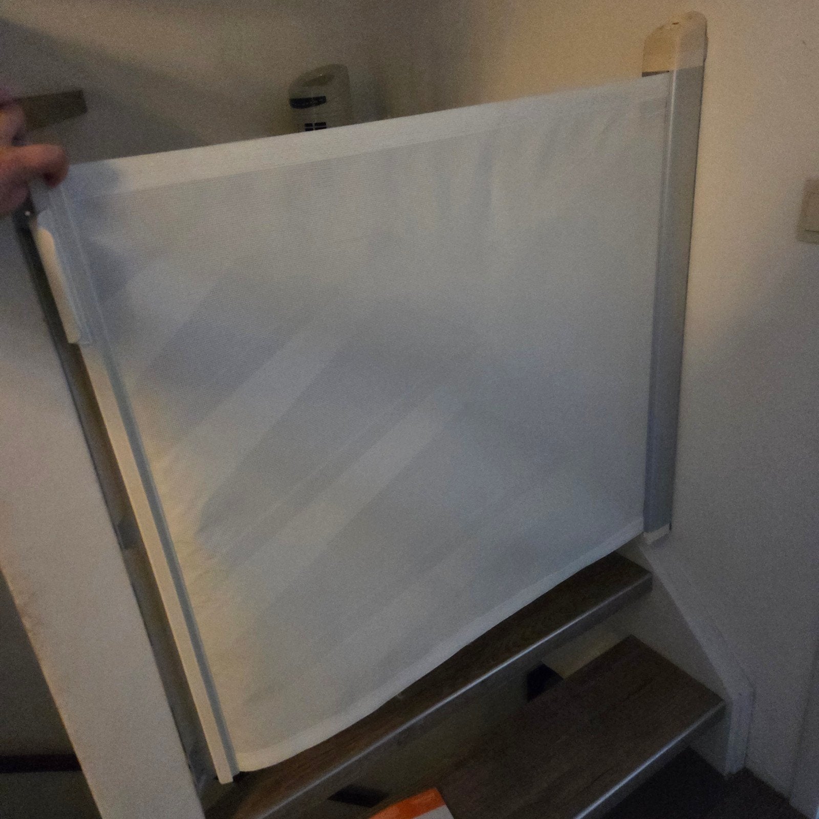 KiddyGuard Avant traphekje oprolbaar., Ophalen, Overige materialen, Gebruikt, Oprolhekje