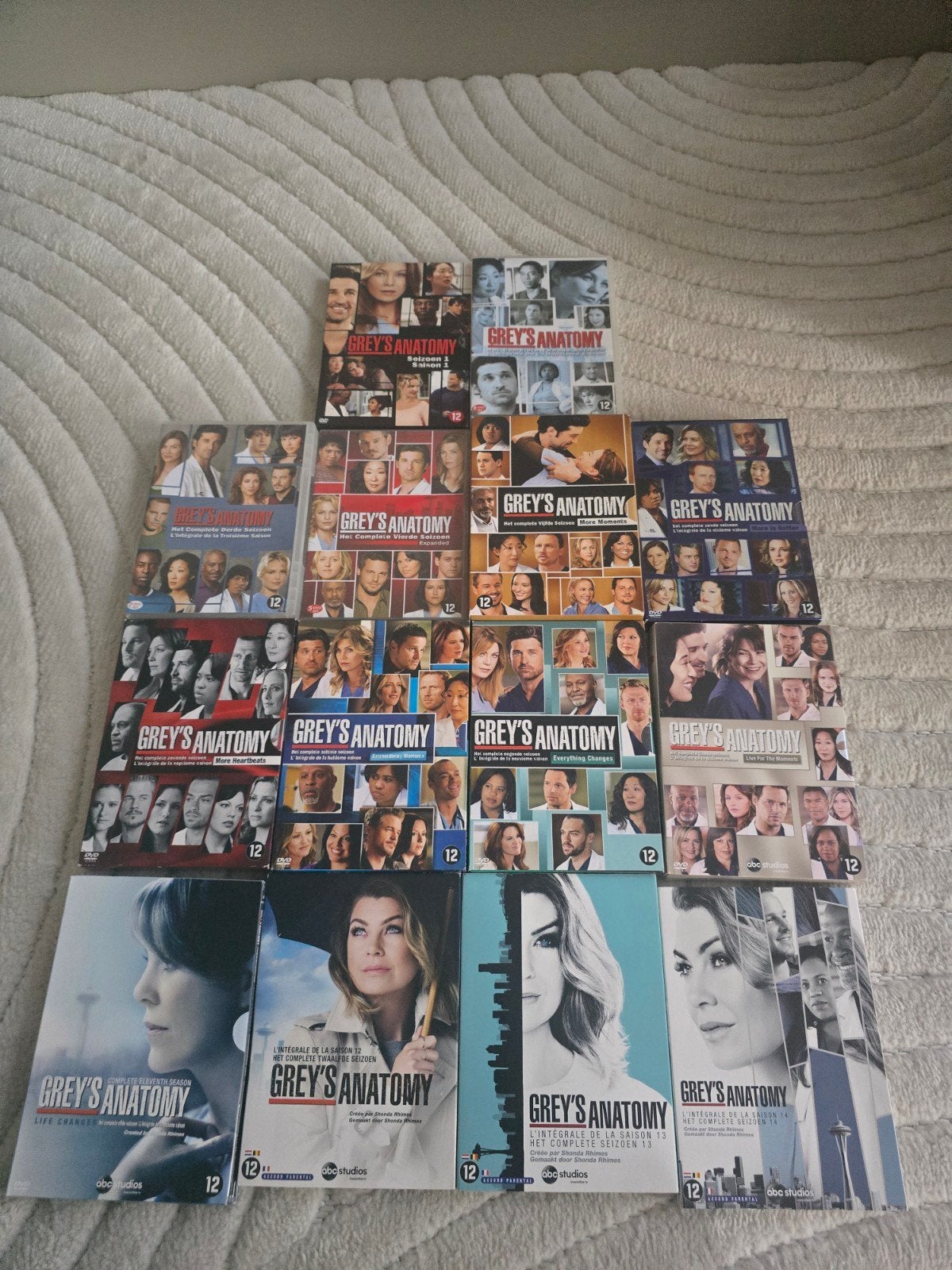 Grey's Anatomy Seizoen 1 t/m 14 DVD Boxset, Cd's en Dvd's, Dvd's | Tv en Series, Ophalen, Seizoen 3, Vanaf 12 jaar, Gebruikt
