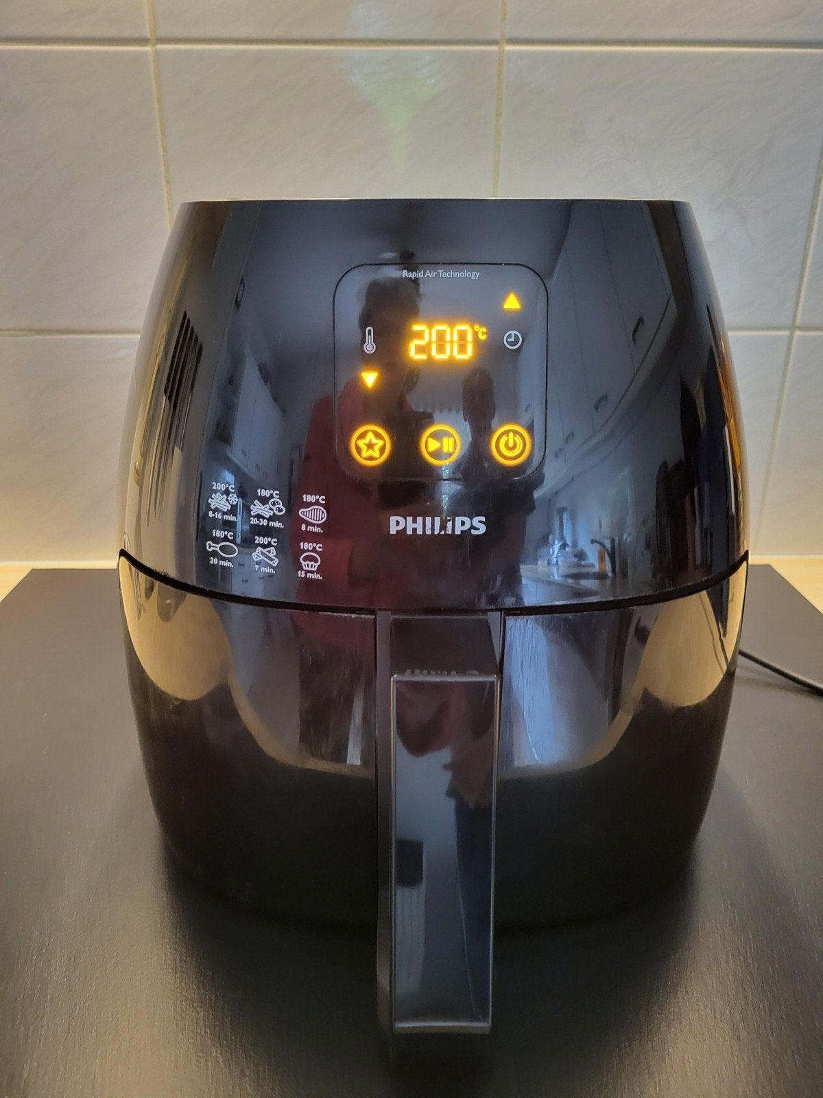Philips airfryer HD 9240 in zeer goede staat, Ophalen, Gebruikt, Airfryer