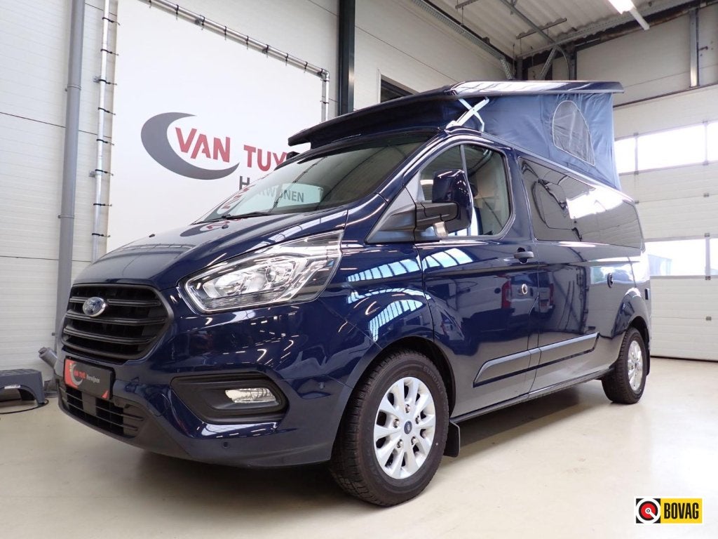 Ford Nugget PLUS 185 PK Automaat / FULL OPTIONS, Caravans en Kamperen, Automaat, Buscamper of Camperbus, Bedrijf, Diesel