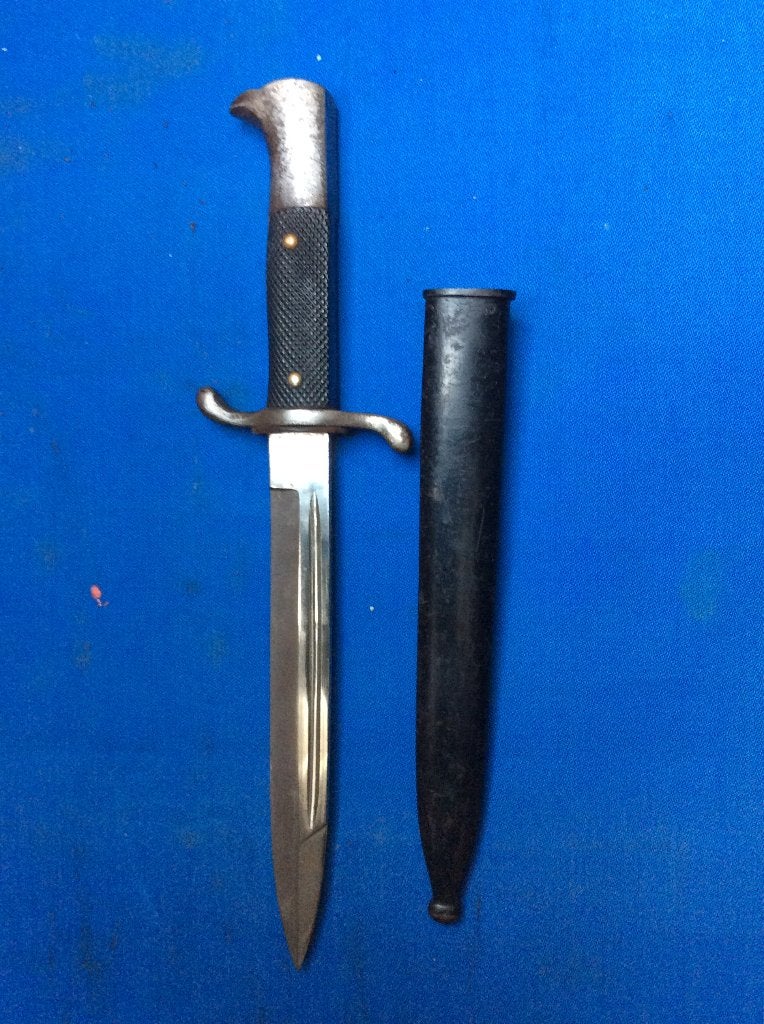 Schort bajonet WW2, Ophalen of Verzenden, Landmacht, Duitsland, Mes of Dolk