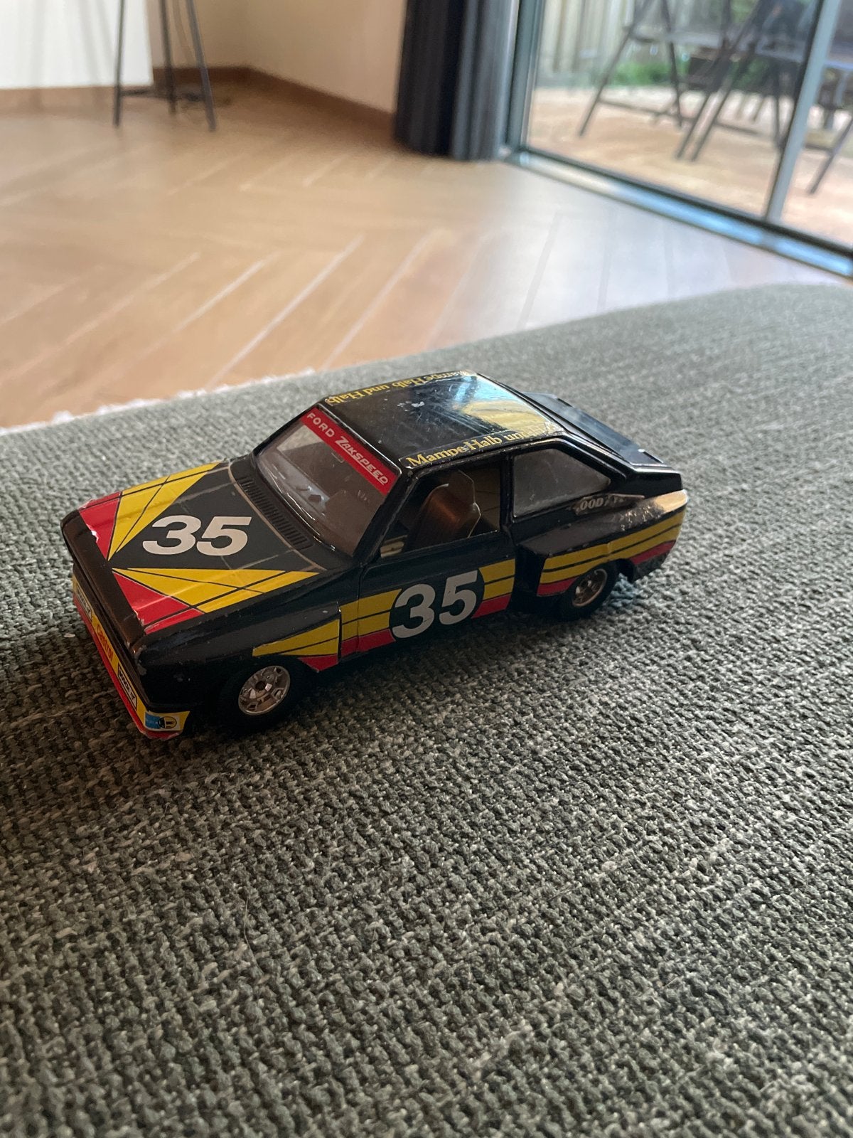 Vintage Ford Zakspeed Escort Raceauto Model, Gebruikt, 1:50 of kleiner, Auto, Ophalen