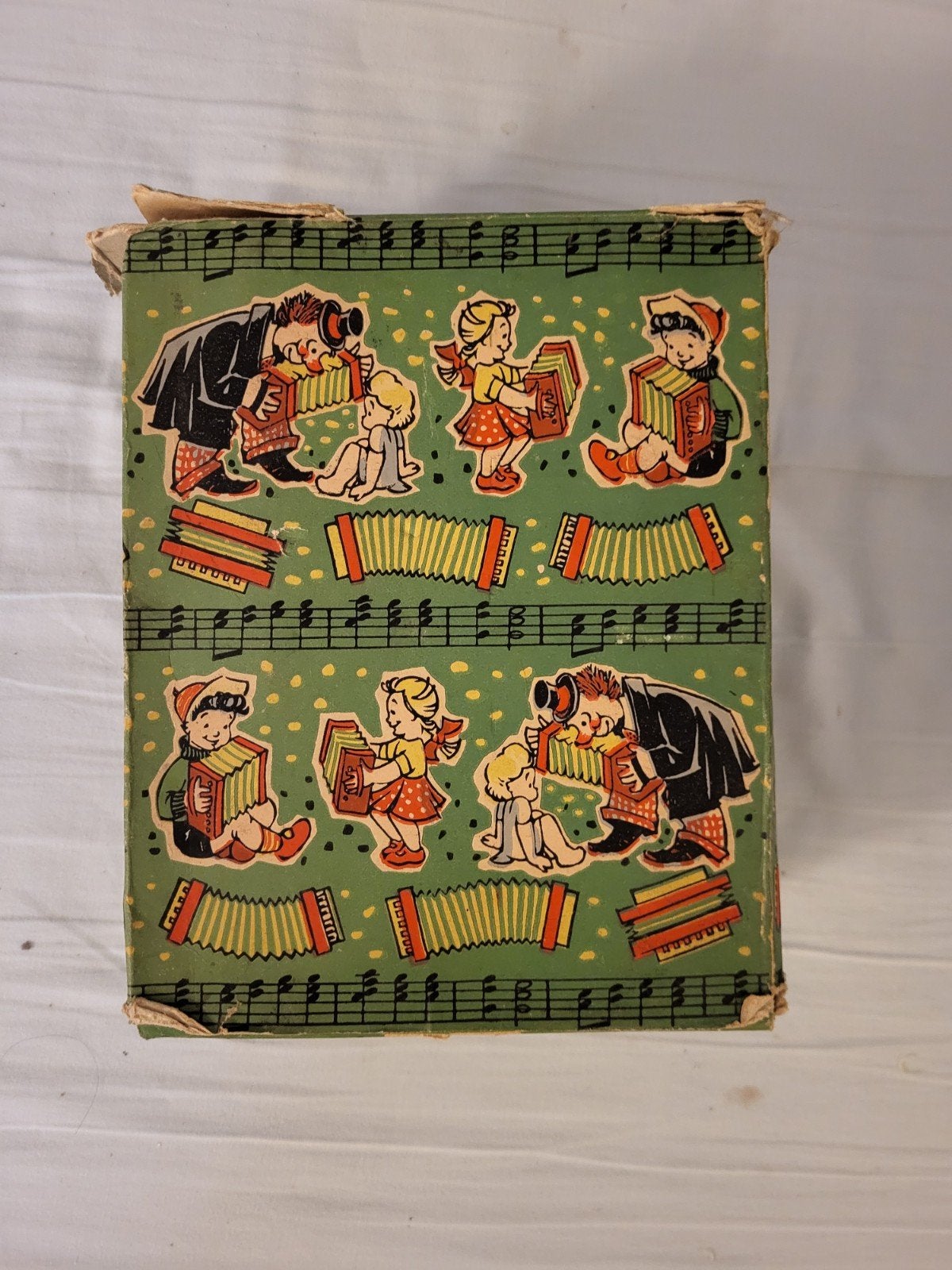 vintage kinder accordeon, Antiek en Kunst, Verzenden