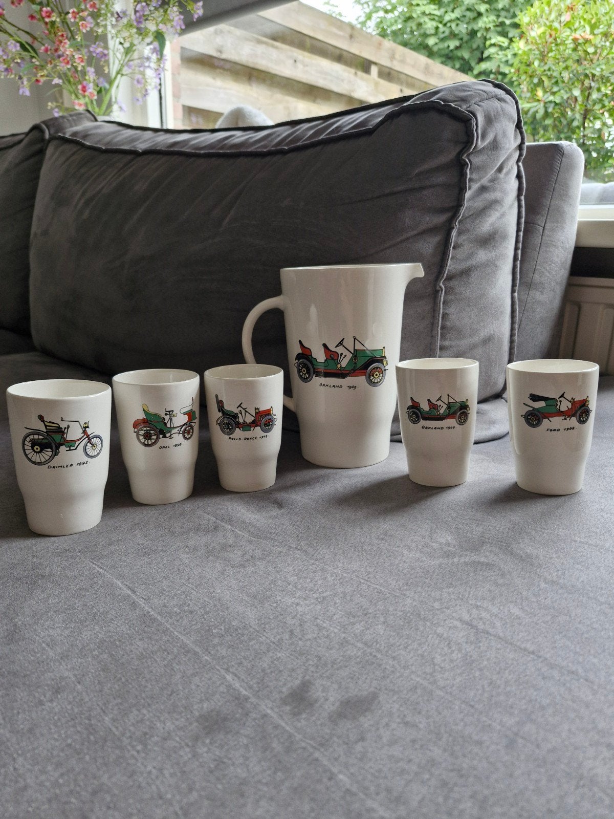 mooie vintage set, Ophalen of Verzenden, Overige stijlen, Kop(pen) en/of Schotel(s)