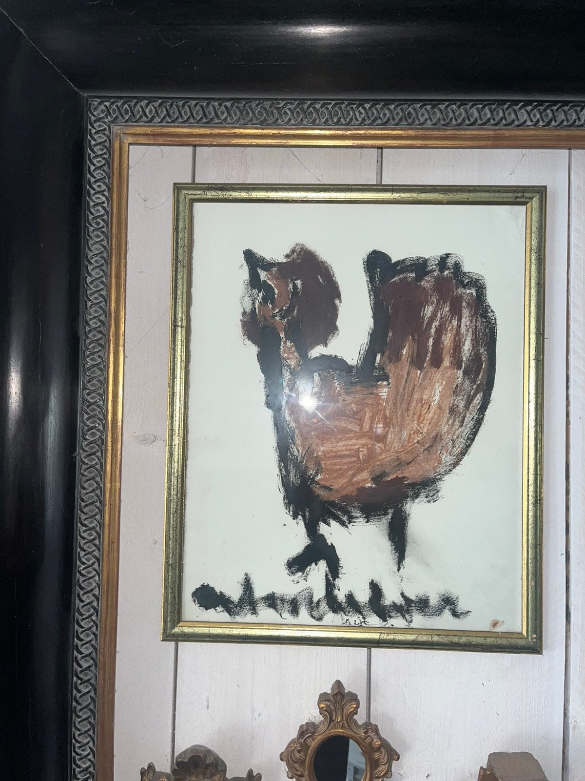 Anton Heyboer 55x42 cm Alleen ophalen!!, Antiek en Kunst, Ophalen