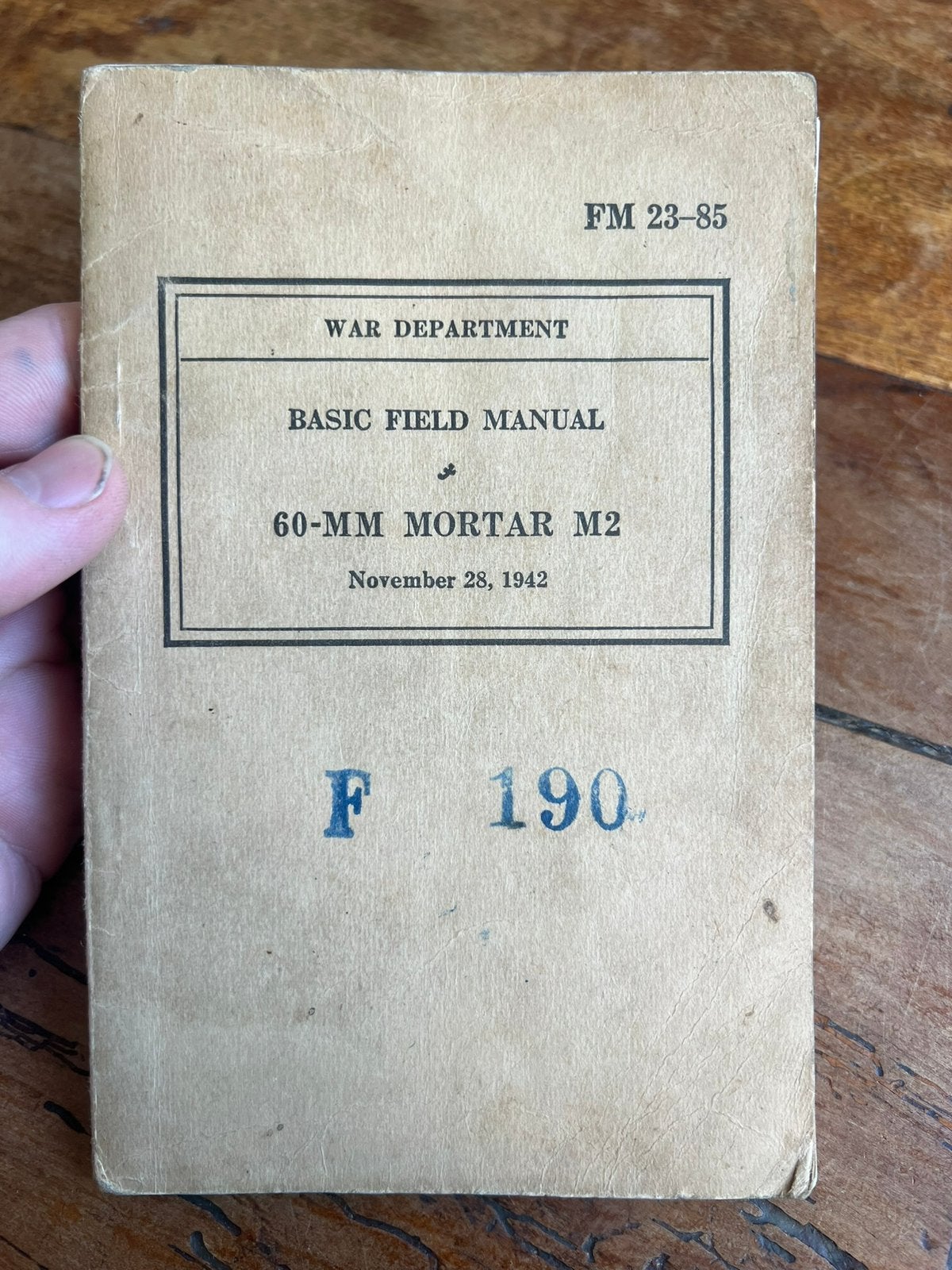 WO2 Amerikaans 60 mm mortier mortar voorschrift airborne, Amerika, Verzenden, Embleem of Badge