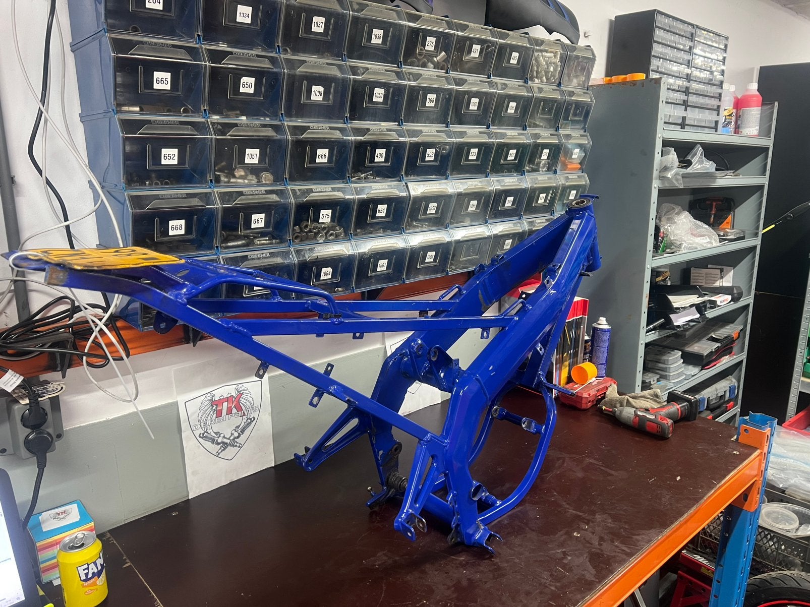 Derbi senda/evo frame zonder wok, Ophalen, Frame, Derbi, Evo/senda