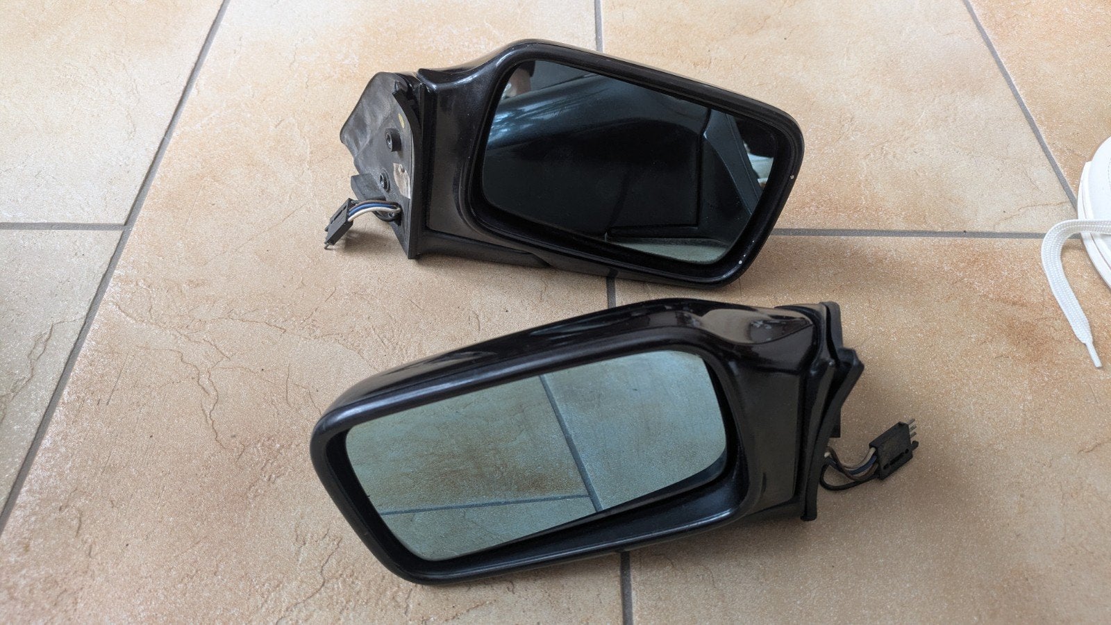 BMW E28 Buitenspiegels Zwart Metallic - Set, Ophalen of Verzenden, Gebruikt, BMW