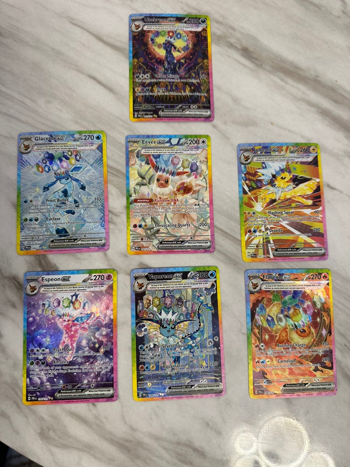 Prismatic evolution, Ophalen, Zo goed als nieuw