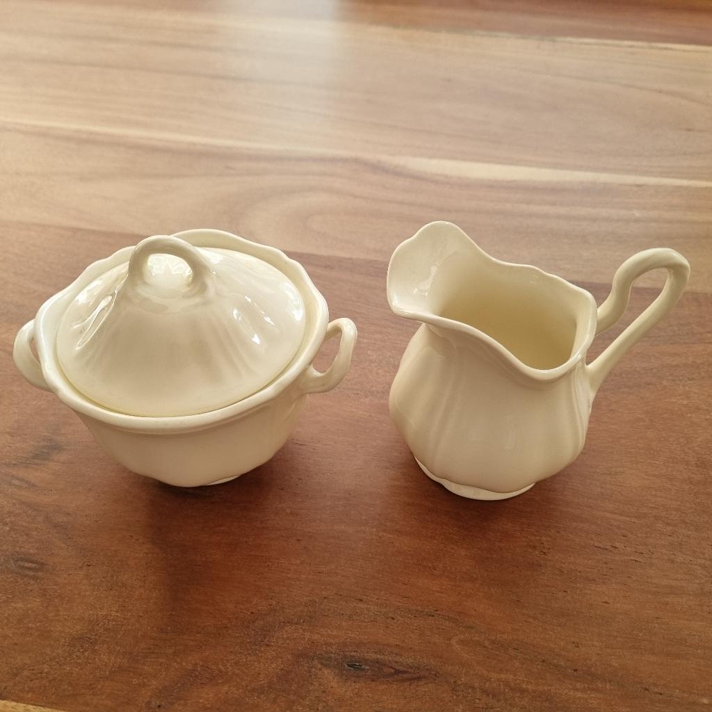 wedgwood suikerpot en melkkan, Huis en Inrichting, Keuken | Servies, Ophalen, Overige materialen, Overige typen, Zo goed als nieuw