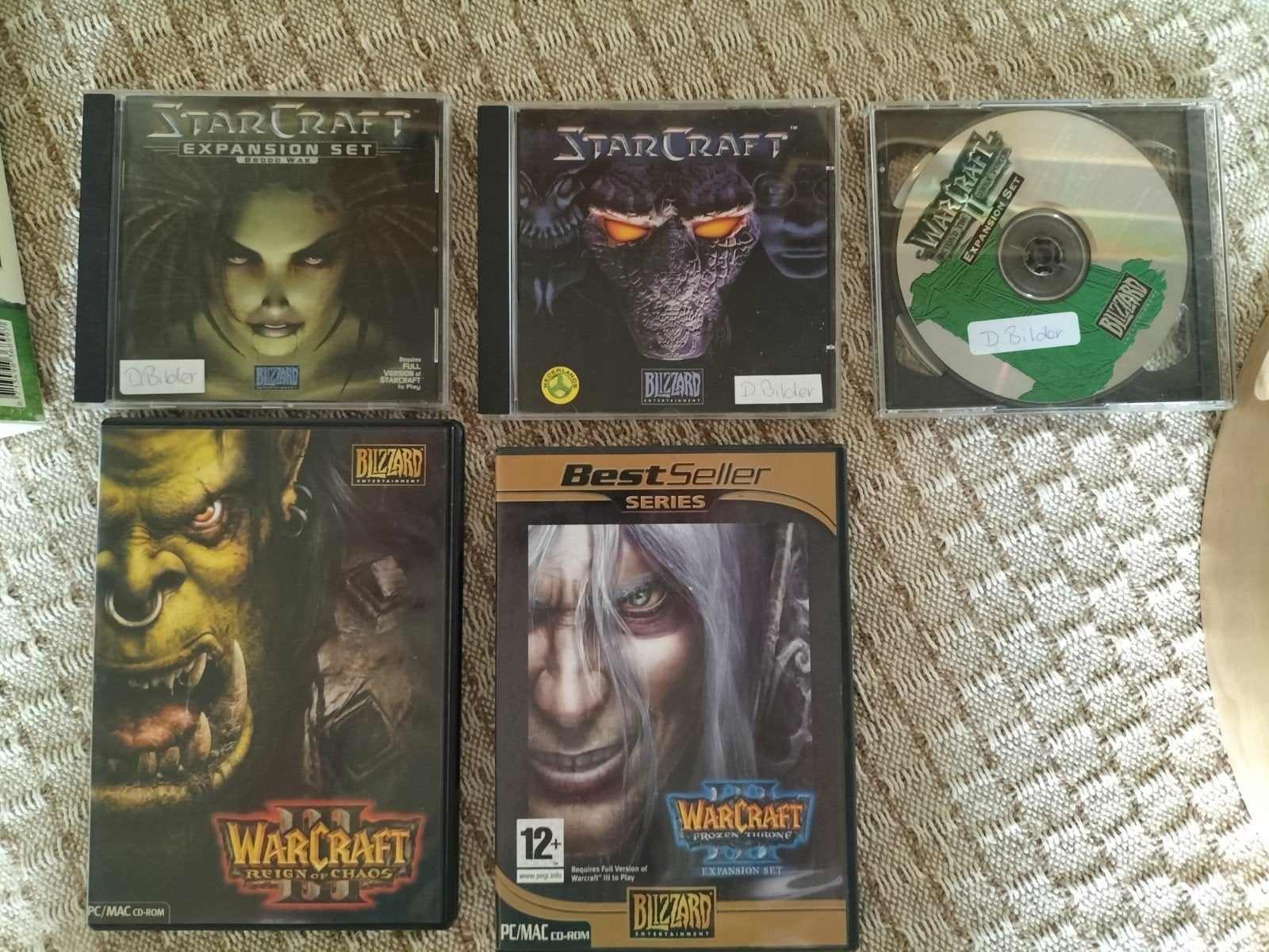 StarCraft & Warcraft PC Games Bundel (5 spellen), Spelcomputers en Games, Gebruikt, Ophalen of Verzenden, Eén computer, 3 spelers of meer