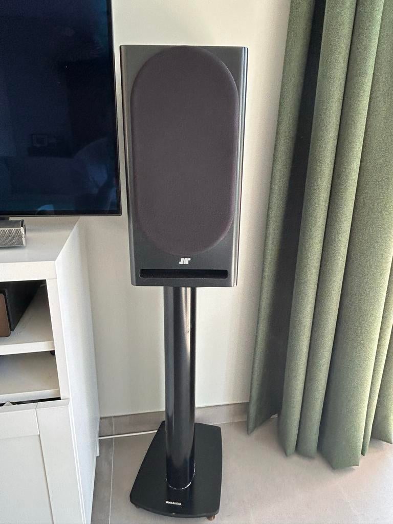JMR Bliss Silver, Zo goed als nieuw, 60 tot 120 watt, Front, Rear of Stereo speakers, Ophalen