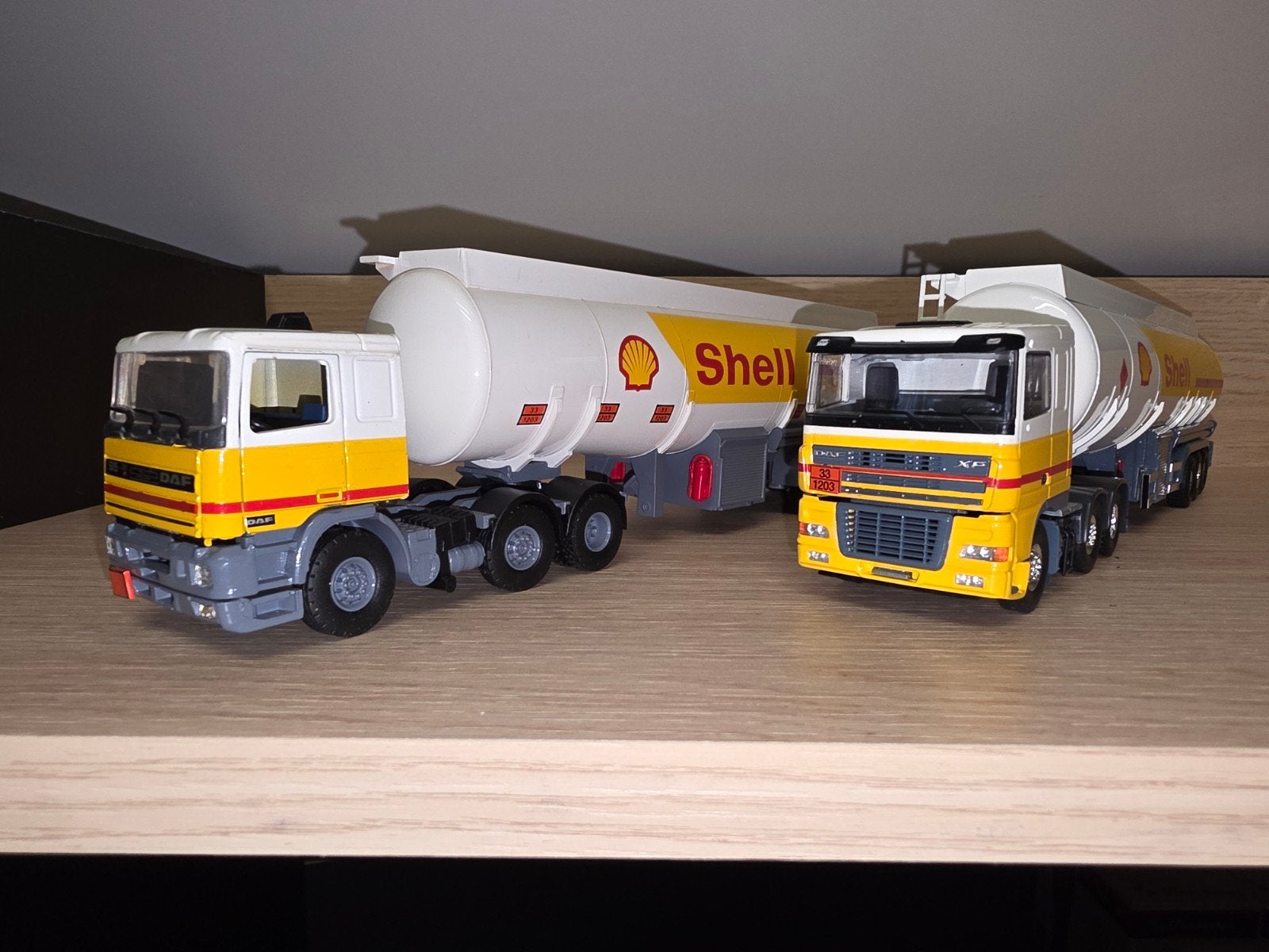 Tekno Schaalmodel 1:50 DAF Shell Tankwagen, Ophalen of Verzenden, Zo goed als nieuw, Bus of Vrachtwagen, Tekno