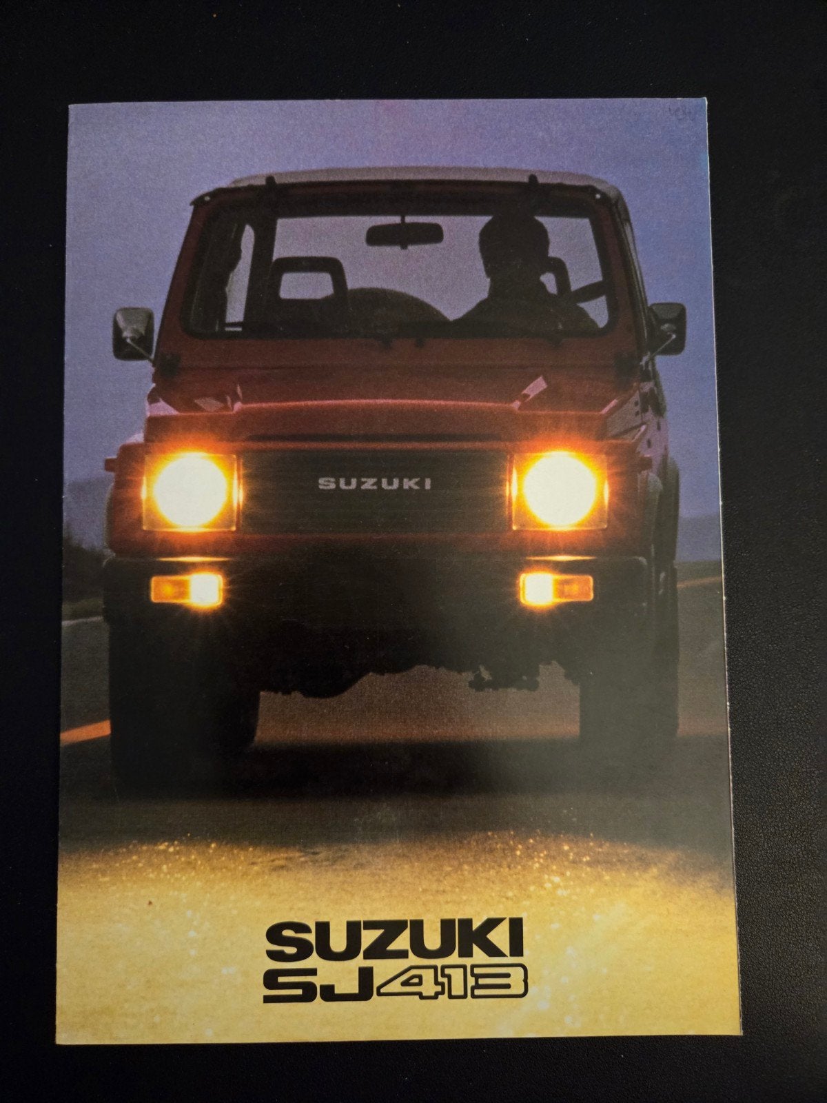 Brochure Suzuki SJ413 Italië, Ophalen of Verzenden, Zo goed als nieuw, Overige merken