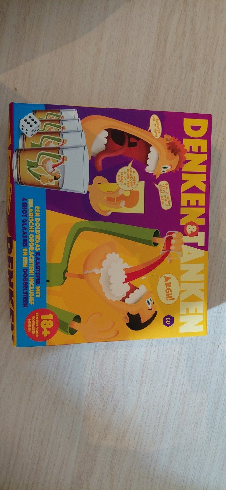 Denken & Tanken Drinkkaartspel 18+, Vijf spelers of meer, Ophalen of Verzenden, Nieuw, De Witte Tornado