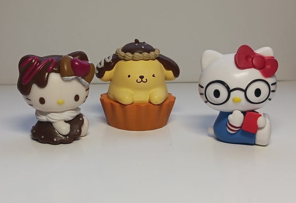 Sanrio Characters Chocolate Dolls + Hello Kitty Gacha Bandai, Ophalen of Verzenden, Zo goed als nieuw