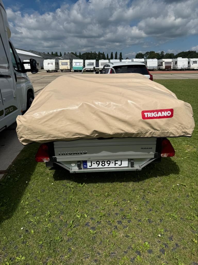 Trigano camptrail uit 2020, Caravans en Kamperen, Vouwwagens, Ophalen, Trigano, Tot en met 2, Groen