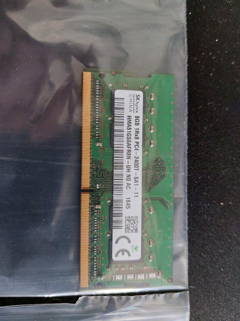 2x SK Hynix 8GB DDR4 2400T RAM Geheugenkaart Laptop, Computers en Software, RAM geheugen, Gebruikt, DDR4, 8 GB, Ophalen of Verzenden