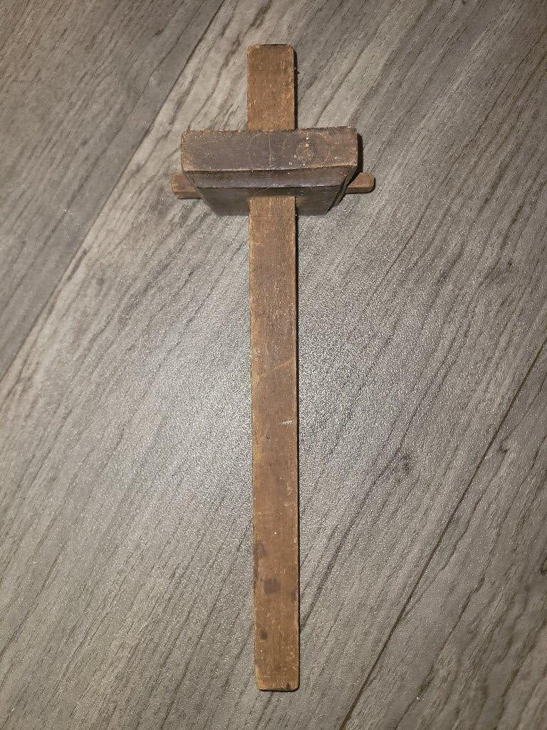 Vintage houten kraspen - Antiek timmermansgereedschap, Antiek en Kunst, Ophalen of Verzenden