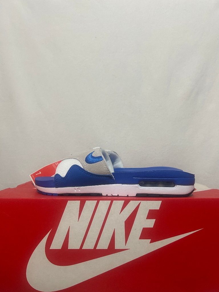 NIEUW IN DOOS! Maat 40 - Nike Air Max 1 Slide Royal Blue, Slippers, Nike, Nieuw, Nike