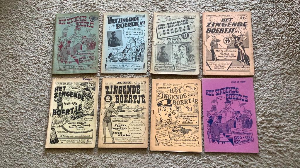 Het zingende boertje, 8x. Radioschlagers jaren ‘50, Boeken, Ophalen of Verzenden, Gelezen, Genre of Stijl