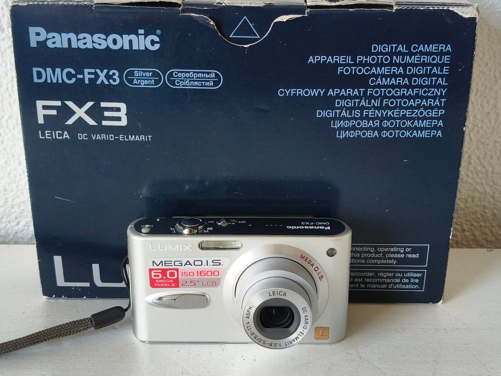 Panasonic Lumix DMC-FX3 Digitale Camera met Leica Lens, Panasonic, Ophalen of Verzenden, Zo goed als nieuw, Compactcamera