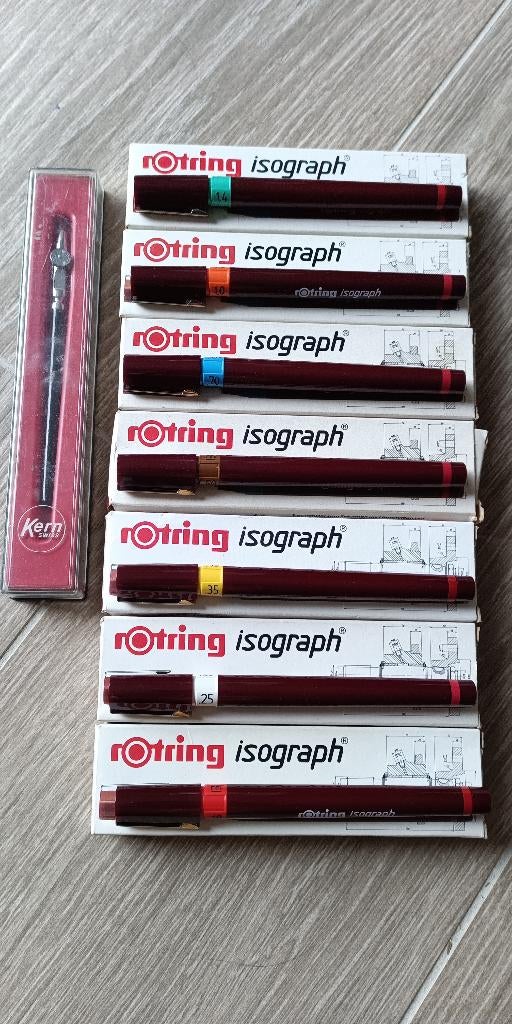 Rotring pennen + trekpen kaligrafie, Hobby en Vrije tijd, Ophalen of Verzenden, Nieuw, Overige typen
