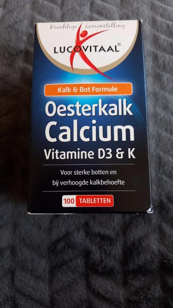 Lucovitaal Tabletten Oesterkalk Calcium Vitamine D3 & K, Ophalen of Verzenden, Nieuw, Overige typen