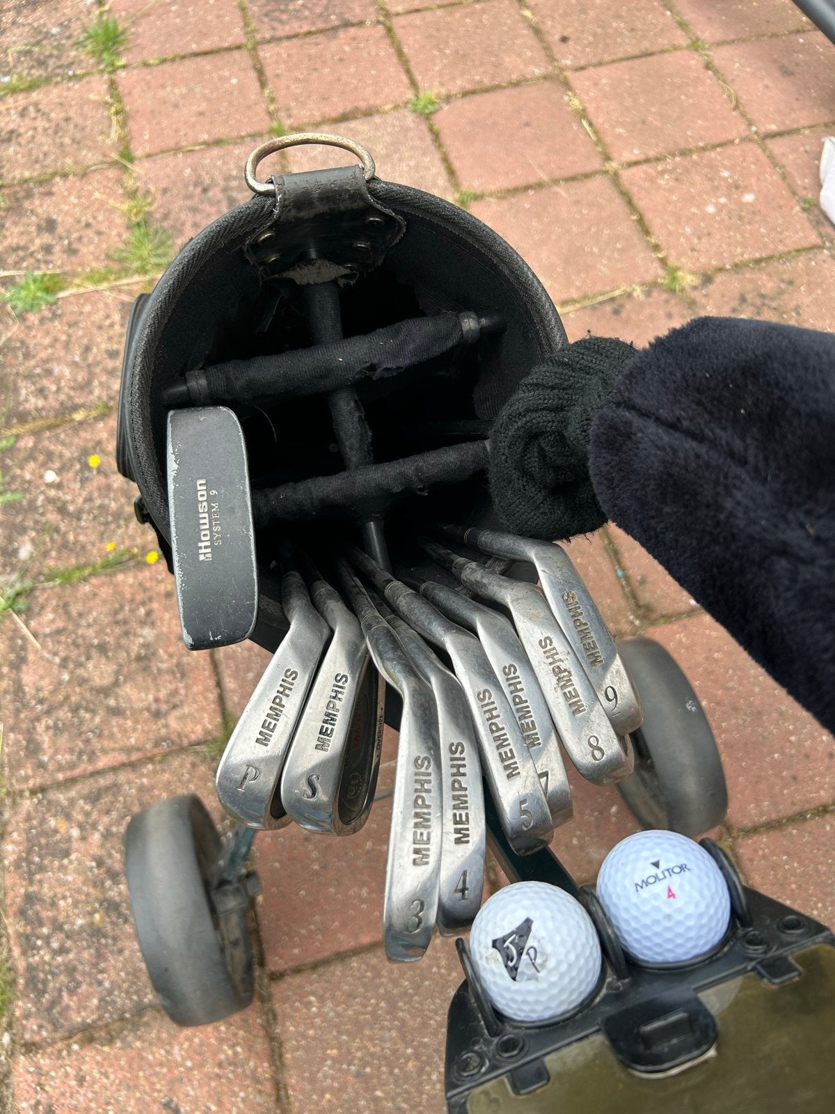 Memphis Golfset met Golftas en Trolley - Gebruikt, Set, Gebruikt, Ophalen, Overige merken