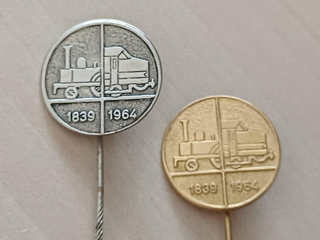 2x N S  spelden 1839-1964, Verzenden, Gebruikt, Merk, Speldje of Pin
