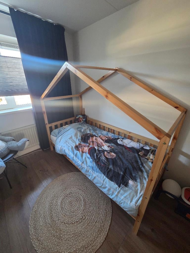 Bedframe, Ophalen, Zo goed als nieuw, 180 cm of meer, 85 tot 100 cm