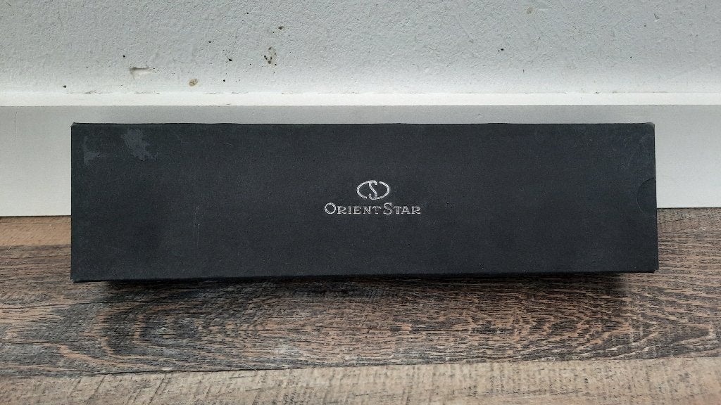 Orient Star Heren Horloge Doos met toebehoor, Ophalen of Verzenden, Gebruikt