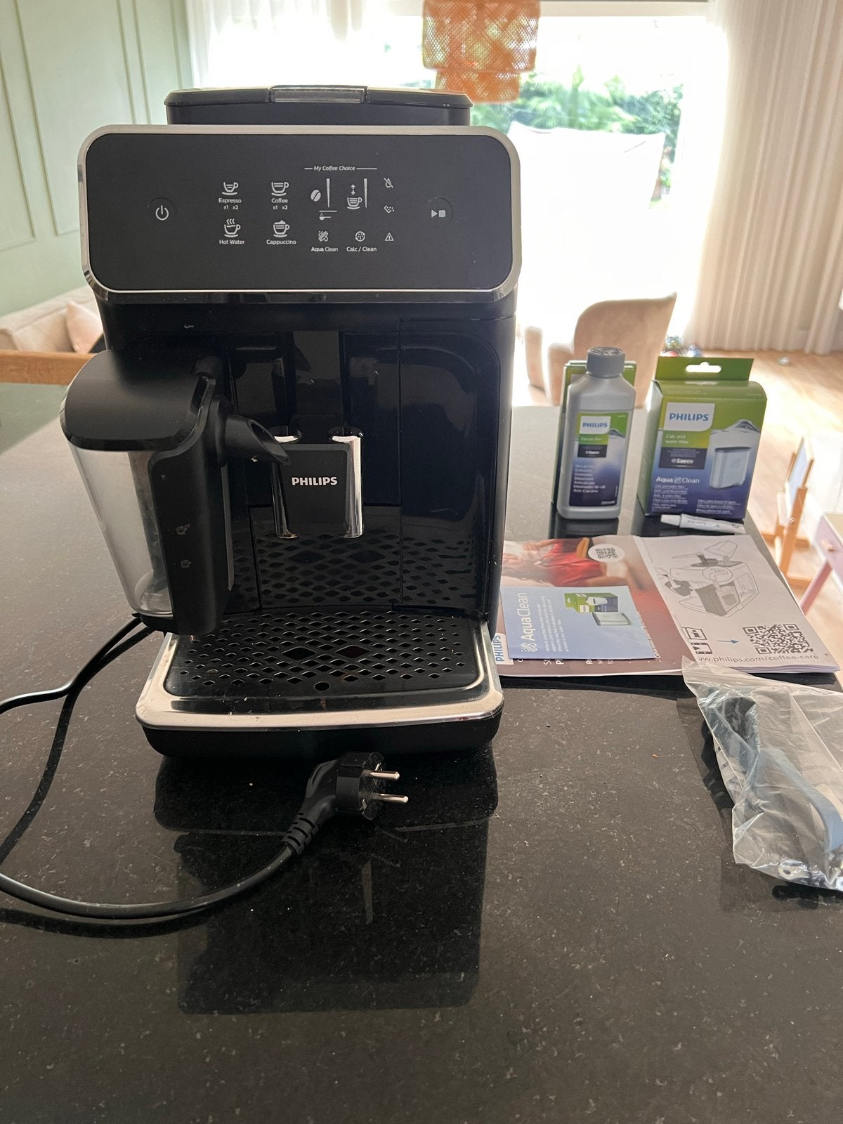 Philips Volautomatische Espressomachine met accessoires, Witgoed en Apparatuur, Afneembaar waterreservoir, Espresso apparaat, Zo goed als nieuw