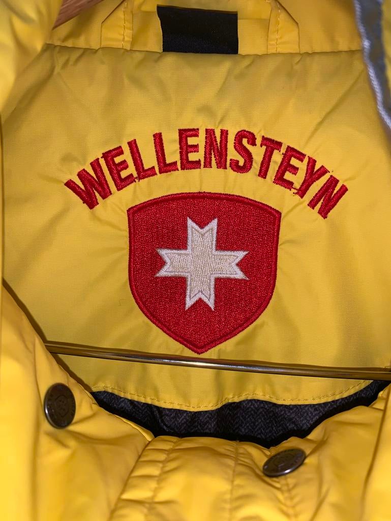 Wellensteyn Gele Jas - Zo Goed als Nieuw maat M, Kleding | Heren, Jassen | Winter, Ophalen of Verzenden, Zo goed als nieuw, Geel