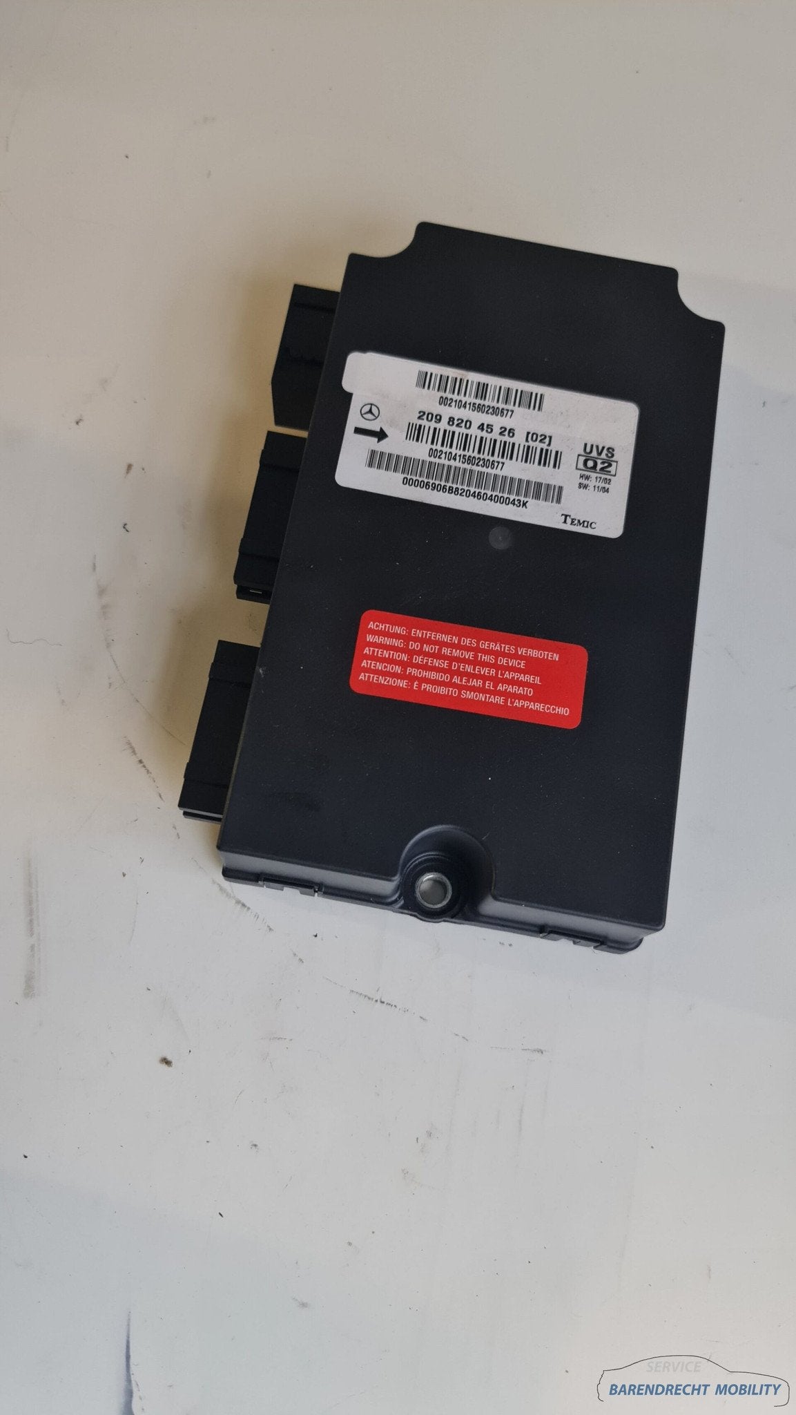 Mercedes W209 A209 CLK cabrio cabriolet dak module dakmodule